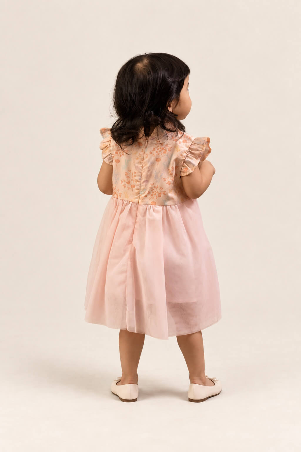 Flora Dress - Pink Floral Bamboo