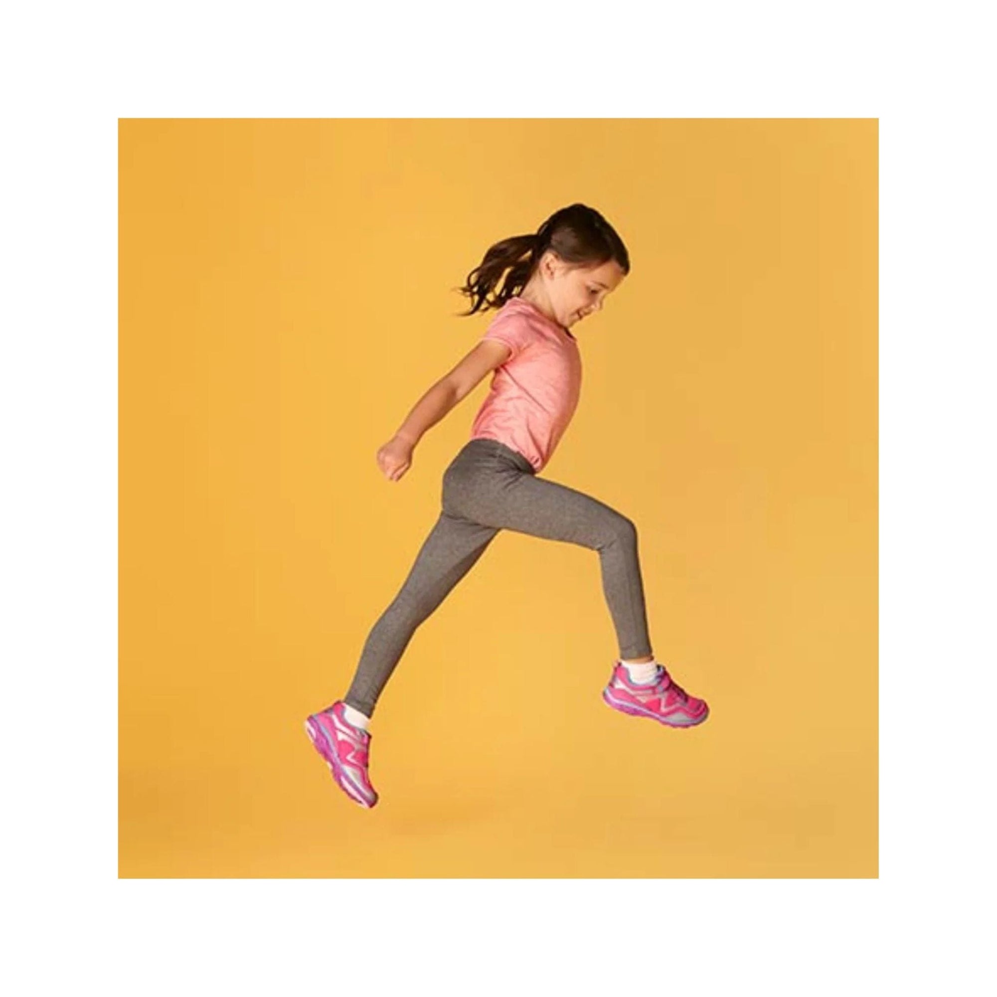 Pediped Flex Force Pink / Silver Athletic Shoes