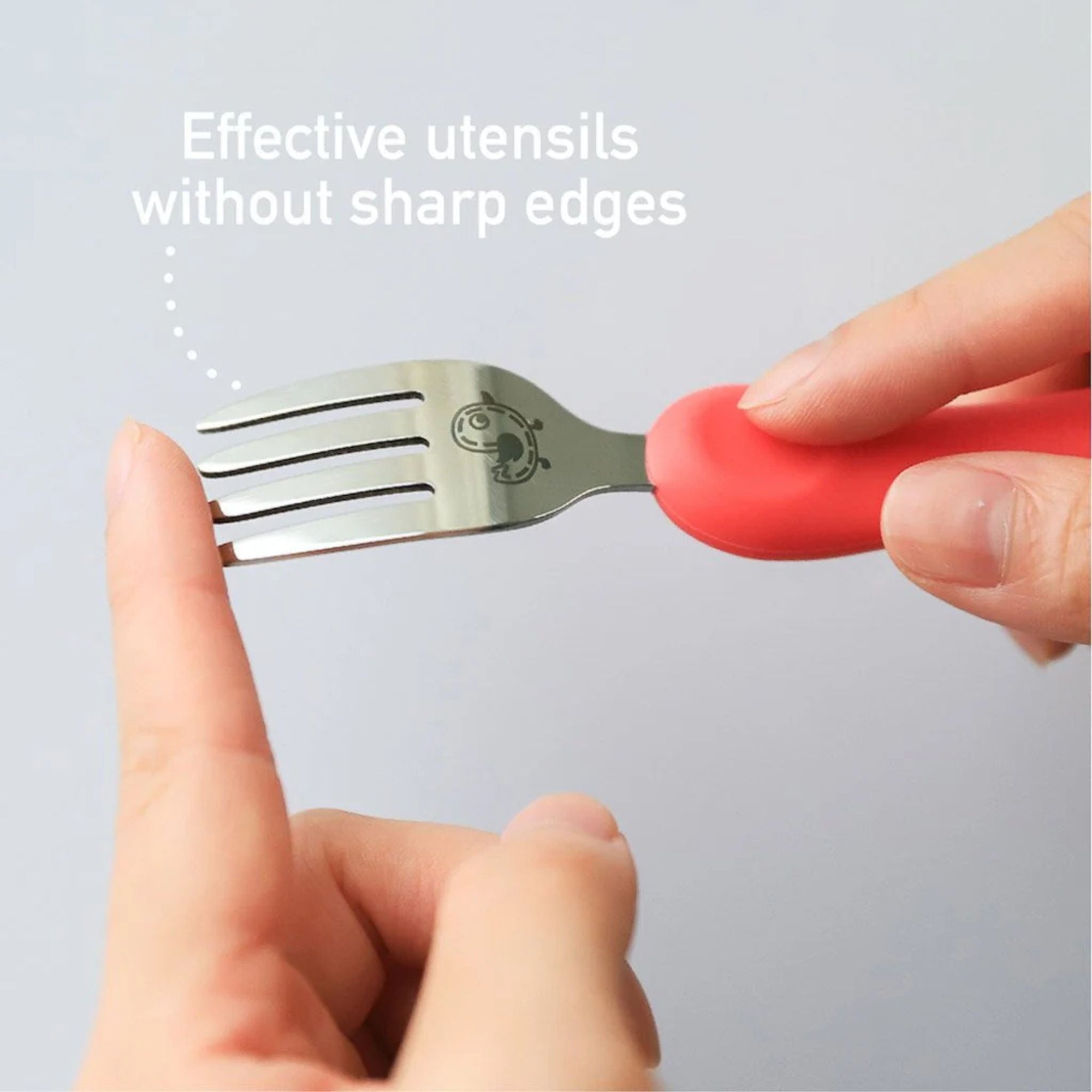 Marcus & Marcus Easy Grip Fork & Spoon Set - Pebble