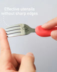 Marcus & Marcus Easy Grip Fork & Spoon Set - Pebble