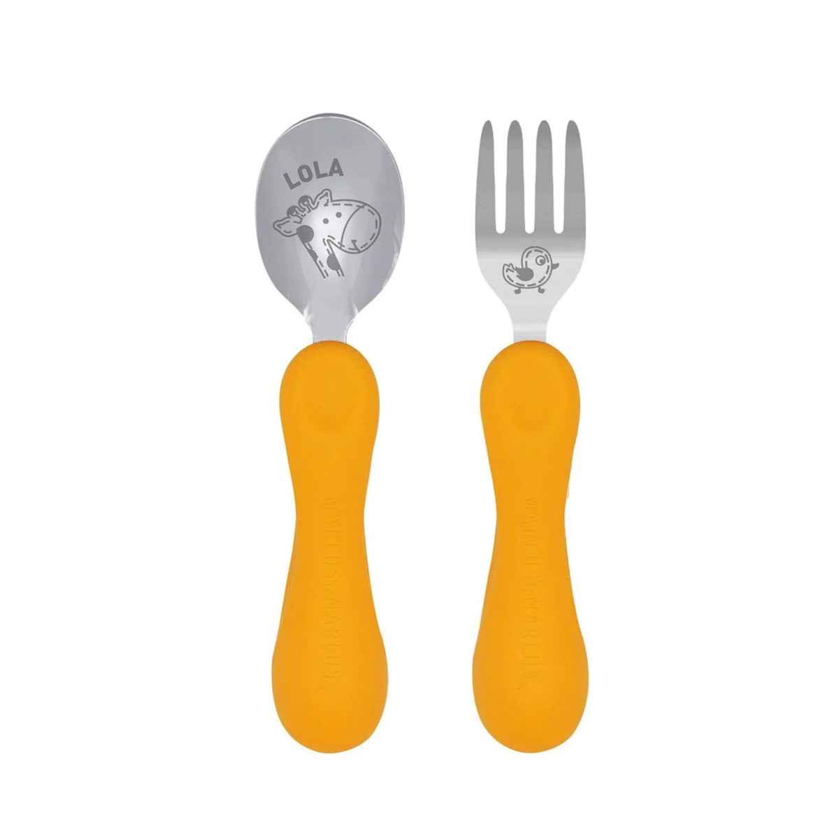 Marcus &amp; Marcus Easy Grip Fork &amp; Spoon Set - Lola