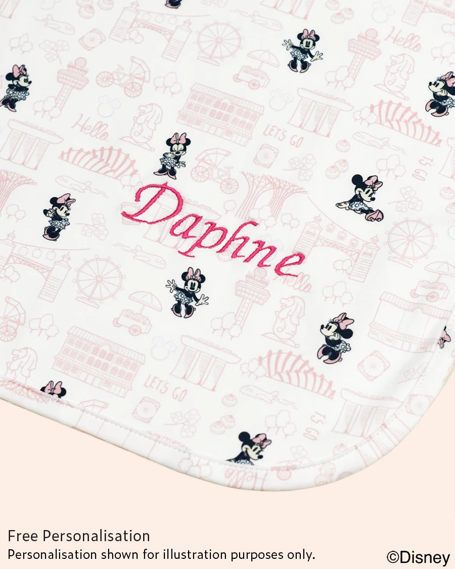 free personalisation embroidery on jersey blanket 