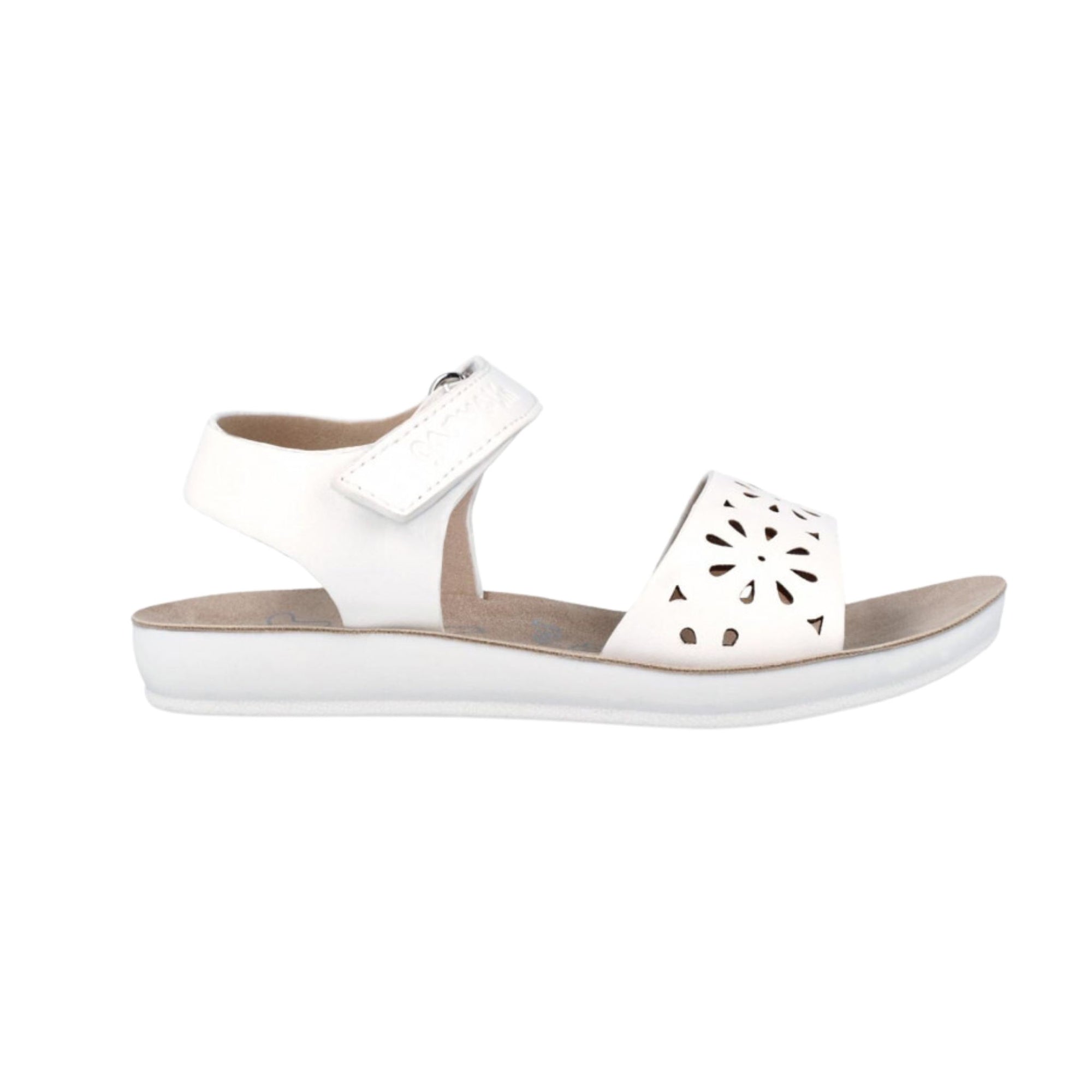 Garvalin White Lattice Sandals