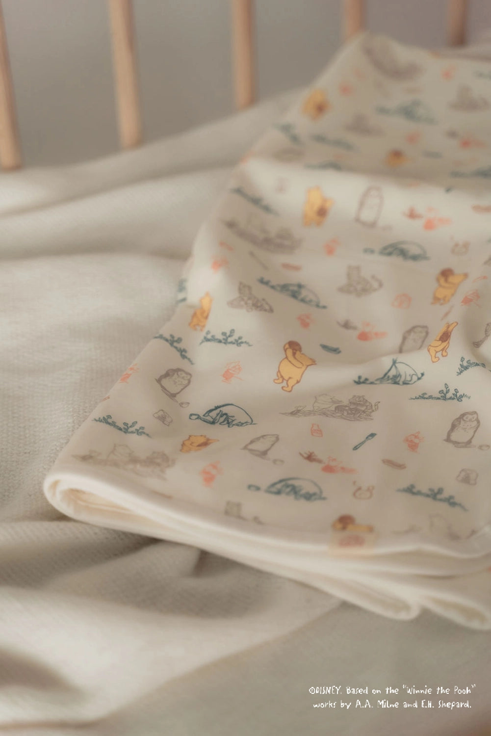 Jersey Blanket - Picnic with Pooh lifestyle