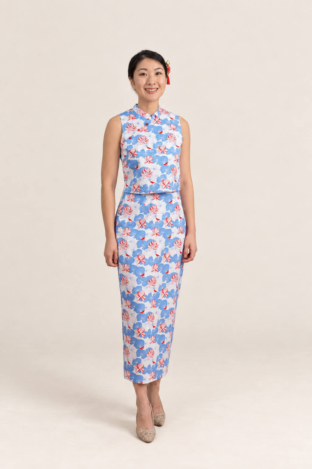 Ladies Amber Skirt - Blue Lotus