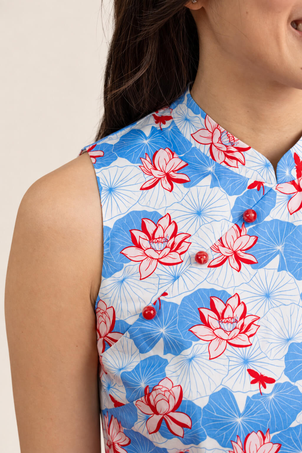 Ladies Amber Top - Blue Lotus