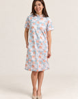 Ladies Wendy Cheongsam - Teal Lotus