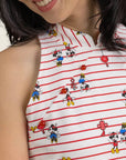 Ladies Sofia Cheongsam - Firecracker Mickey