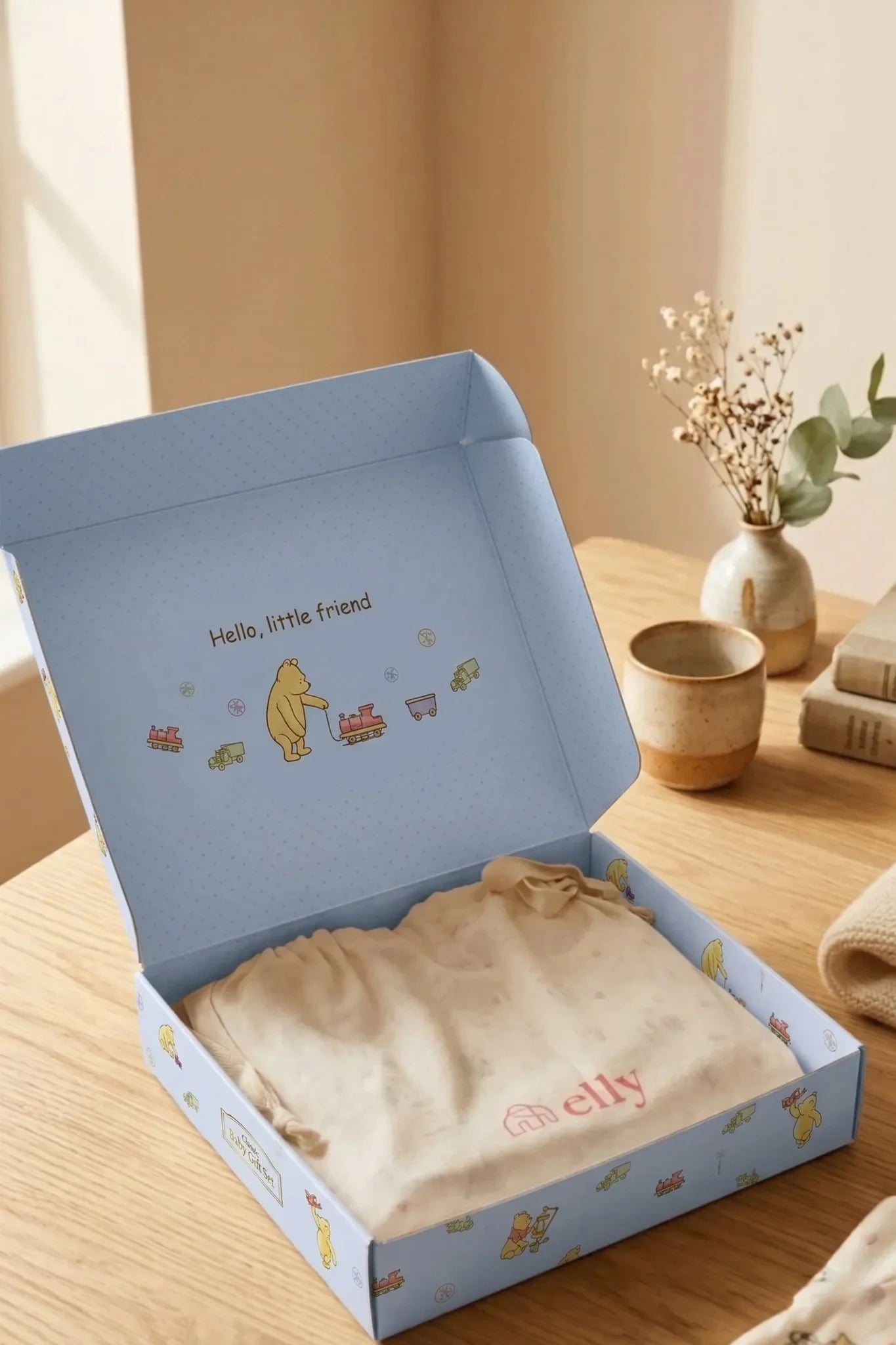 Classic Gift Set - Blue Trains Pooh