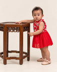 Luna Tulle Onesie - Red Fans
