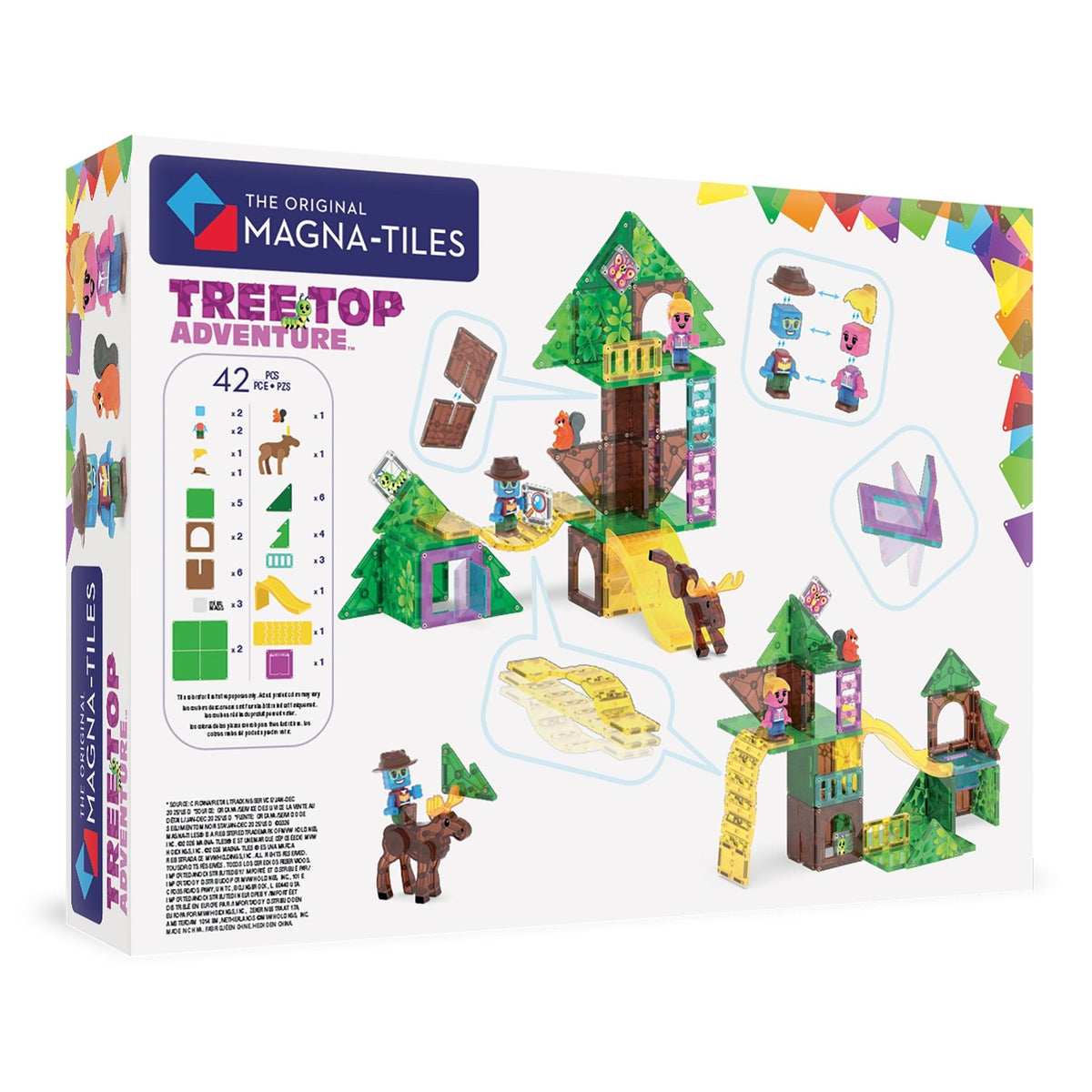 MAGNA-TILES Tree Top Adventure 42-piece set