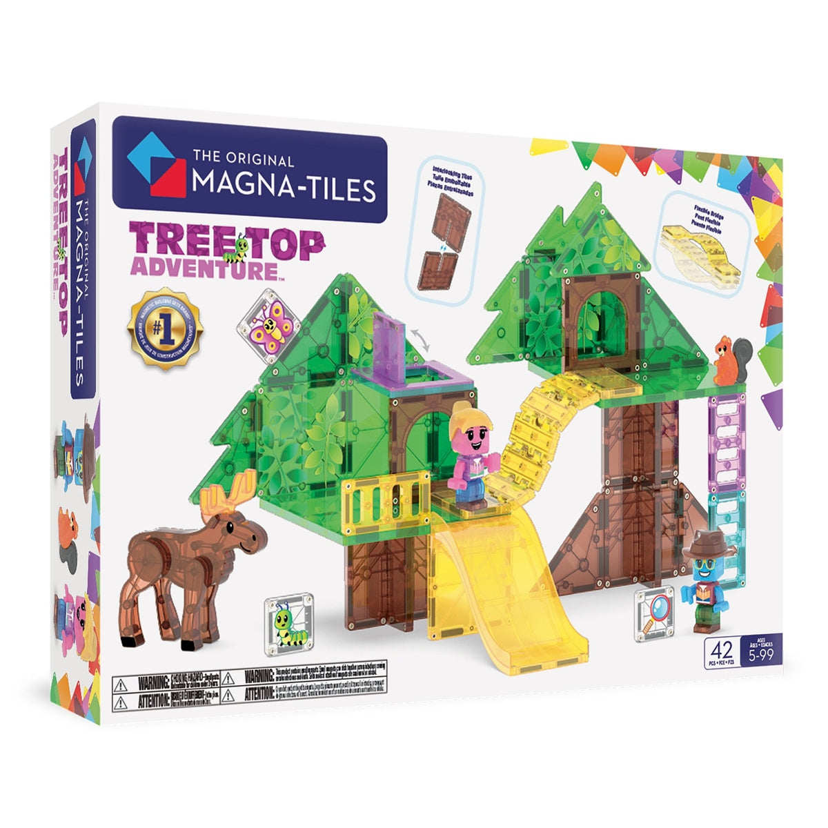 MAGNA-TILES Tree Top Adventure 42-piece set
