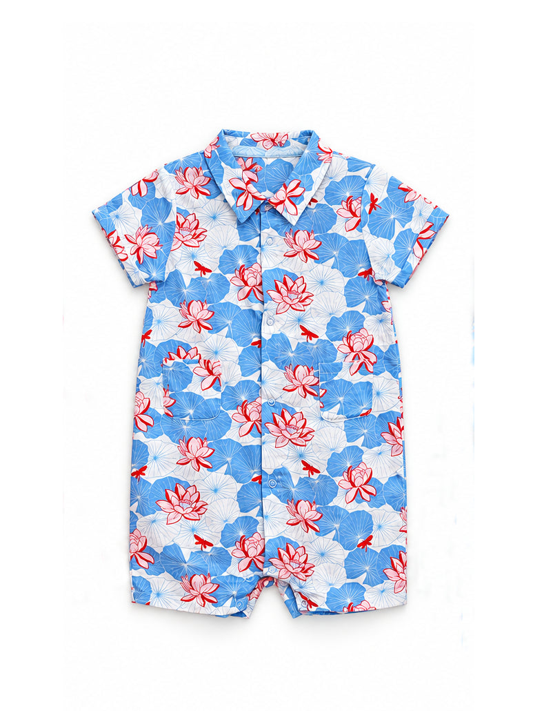 Blue Lotus romper