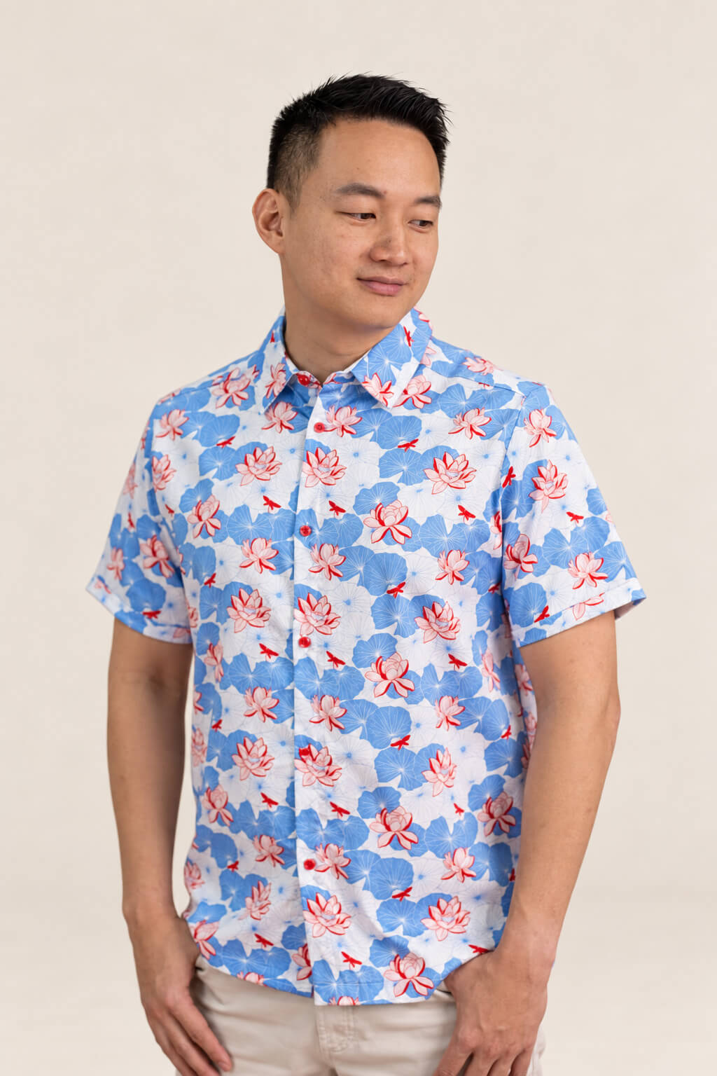 Men's Shirt - Blue Lotus