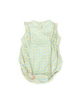 Mia Onesie - Yellow Blue Mosaic