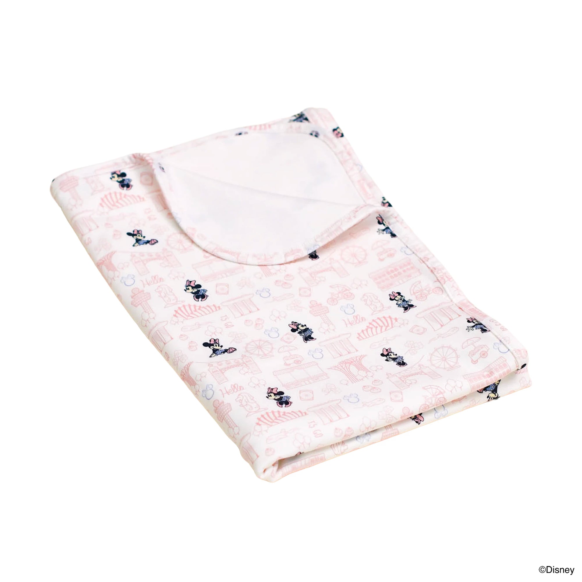 Jersey Blanket - Pink Hello Minnie