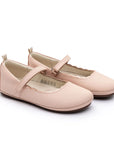 Pair of Tip Toey Joey Misty in Papaya Cream / Metallic Salmon, kids shoes