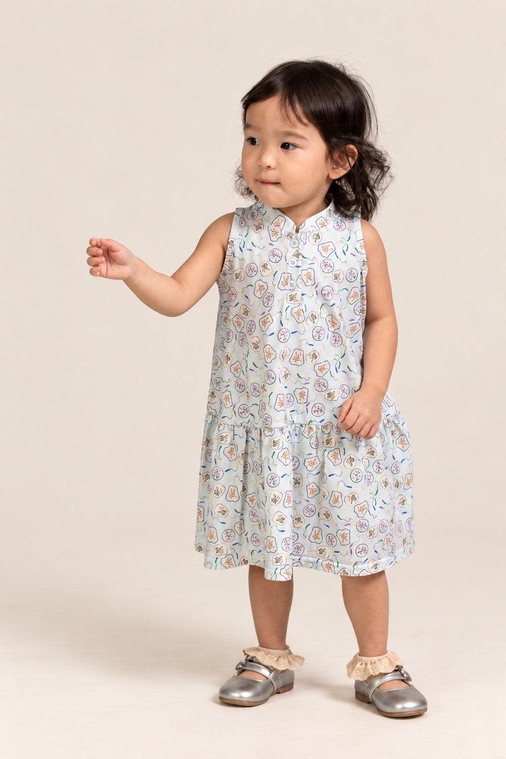 Naomi Cheongsam Blue Fans