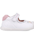 Biogateo White Mary Janes - Birds
