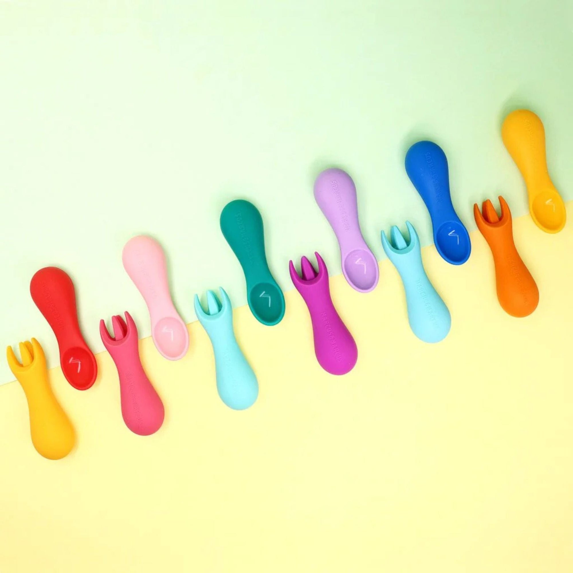 Marcus & Marcus Palm Grasp Spoon & Fork Set - Pokey