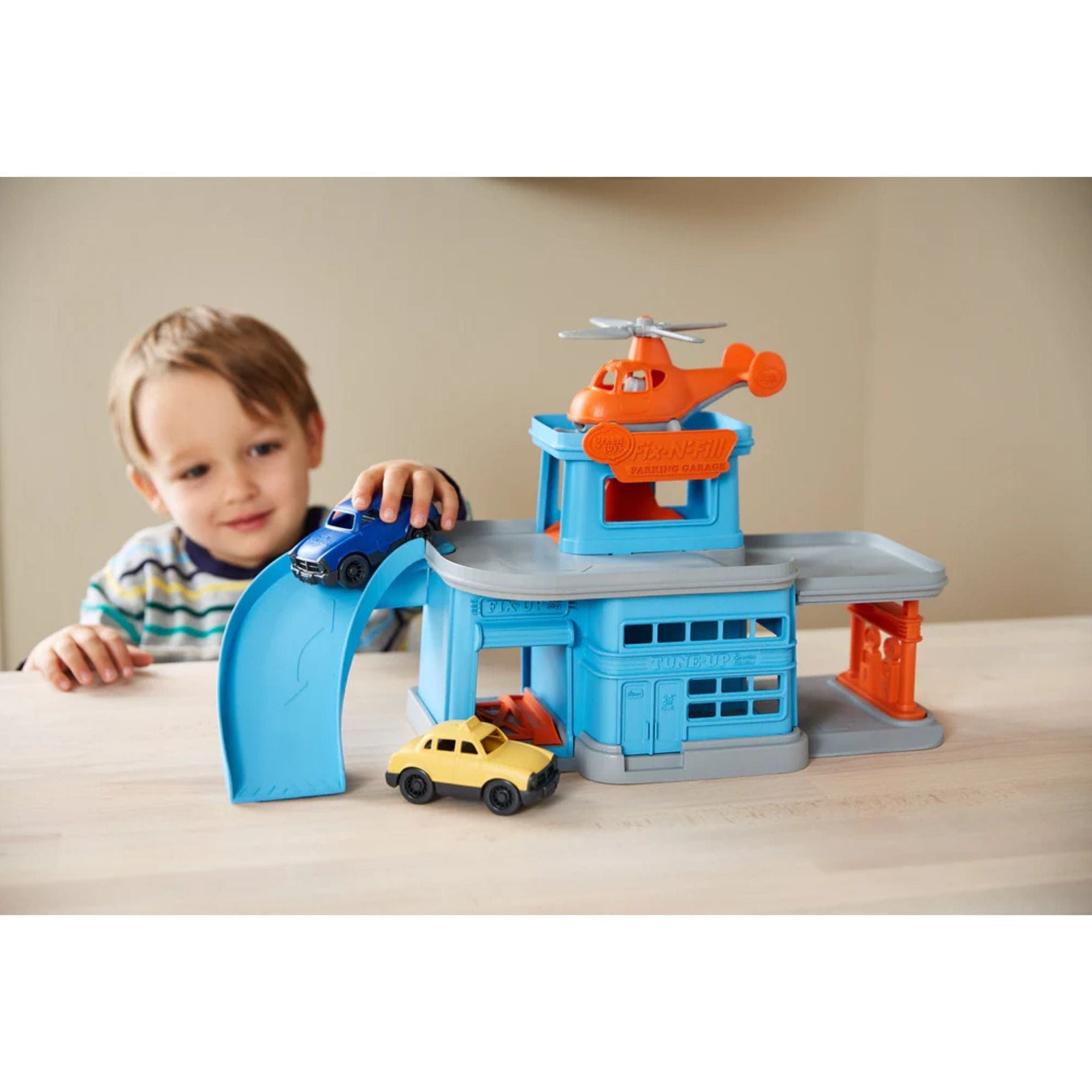 Green Toys Parking Garage - Blue