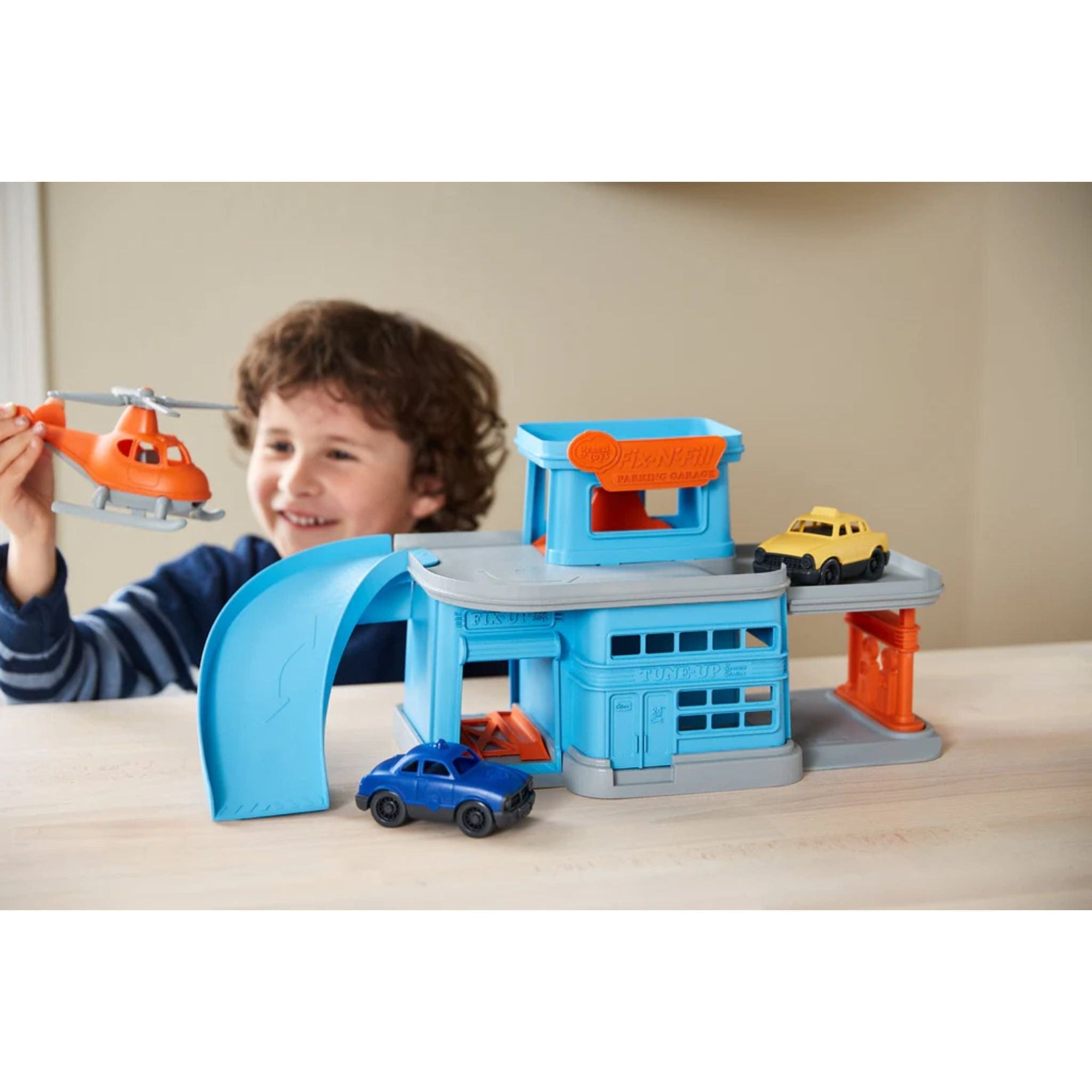 Green Toys Parking Garage - Blue
