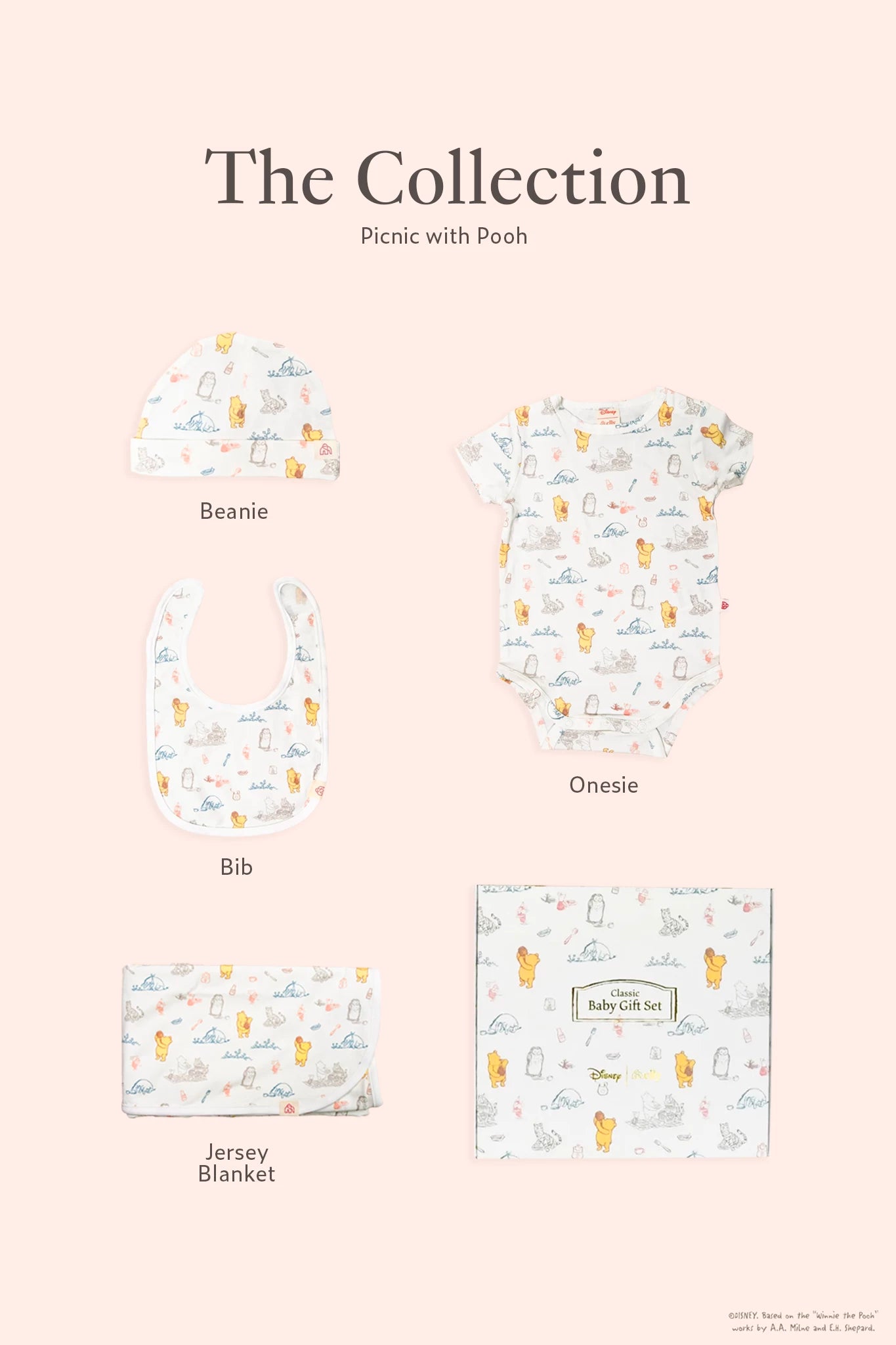 classic gift set in picnic with pooh overview