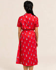 Sasha Dress - Red Vases
