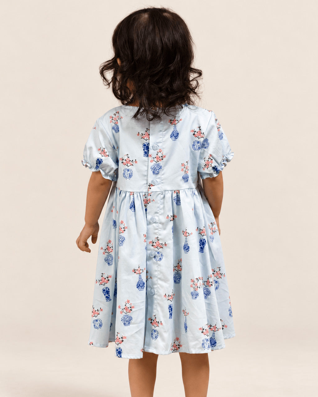 Scarlett Dress - Turquoise Vases