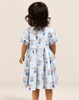 Scarlett Dress - Turquoise Vases