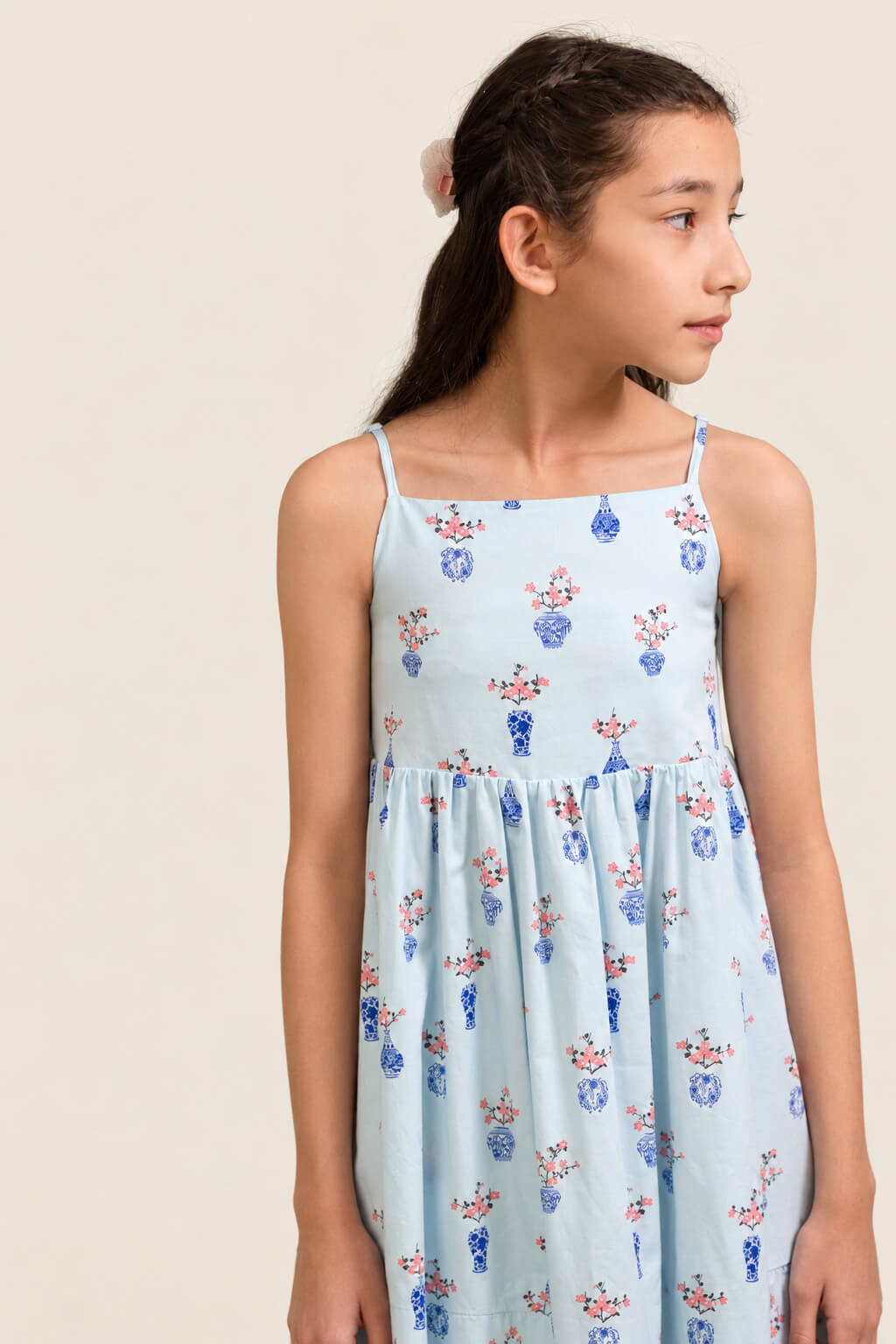 Summer Dress - Turquoise Vases