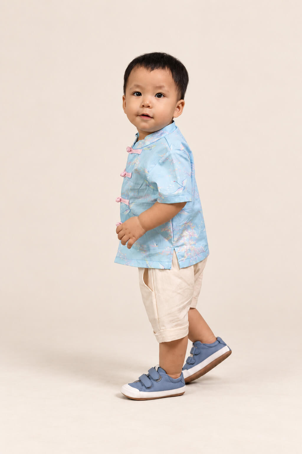 Tang Shirt - Blue Cranes