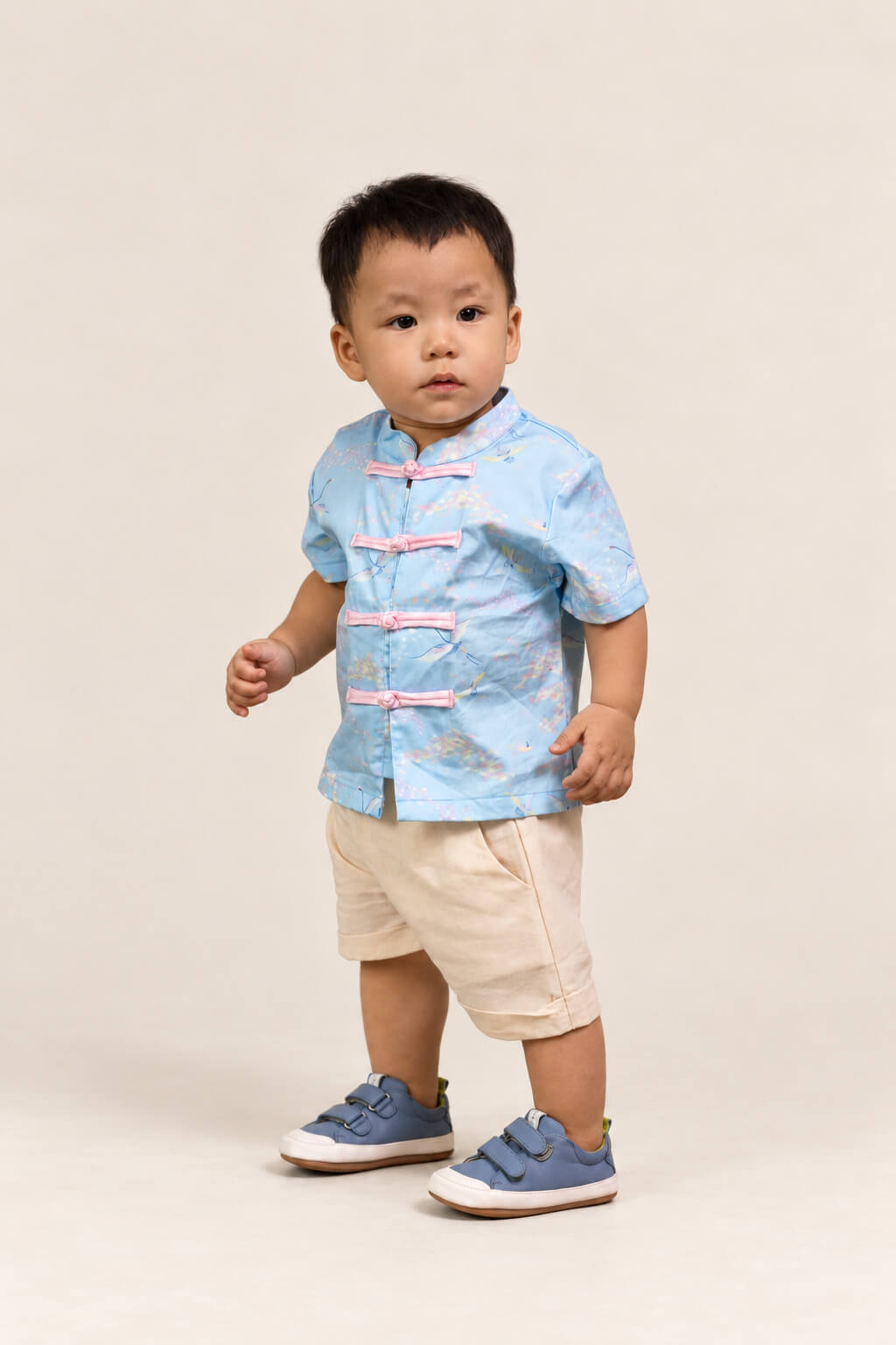 Tang Shirt - Blue Cranes