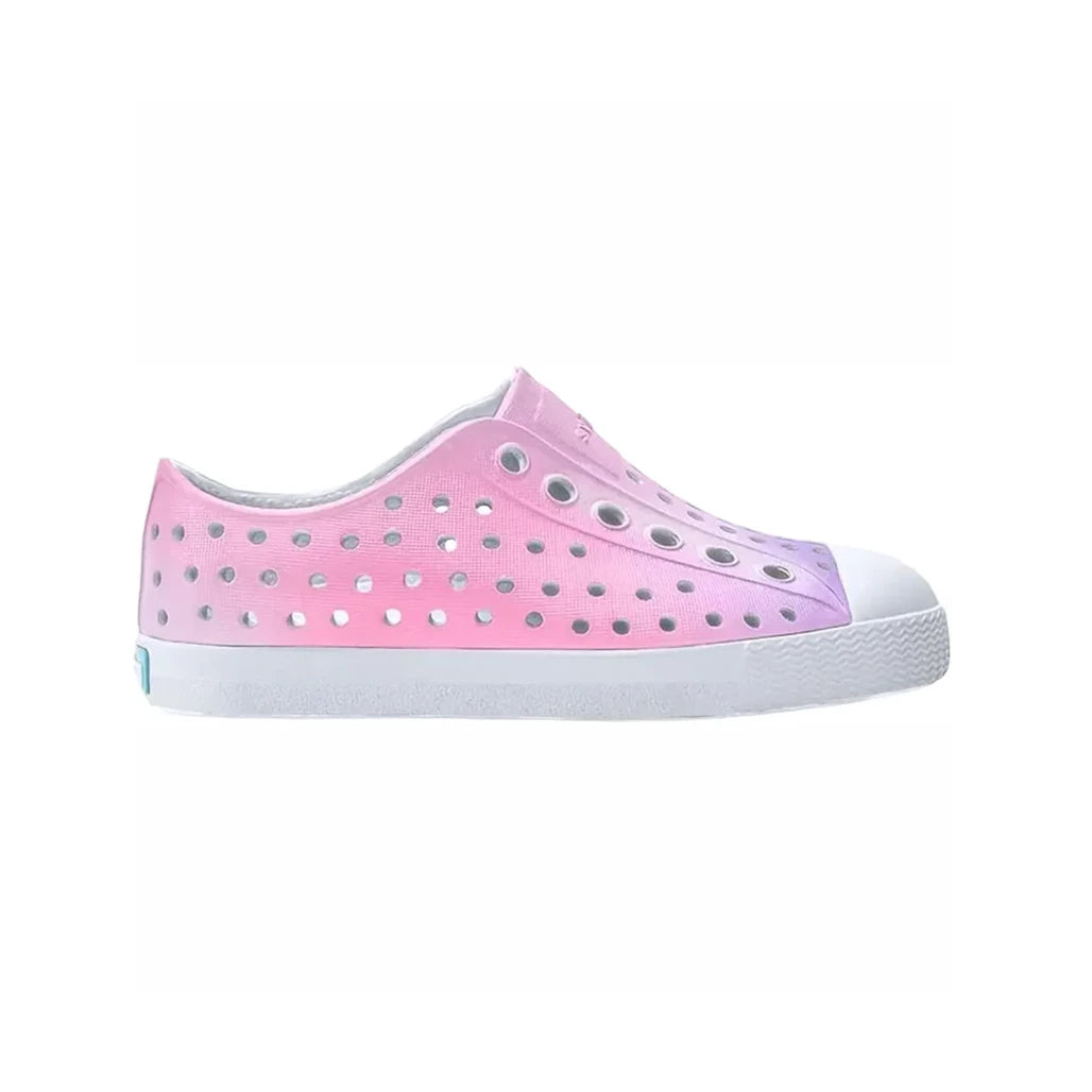 Jefferson Print Child Shell White / Barely Taro Blur