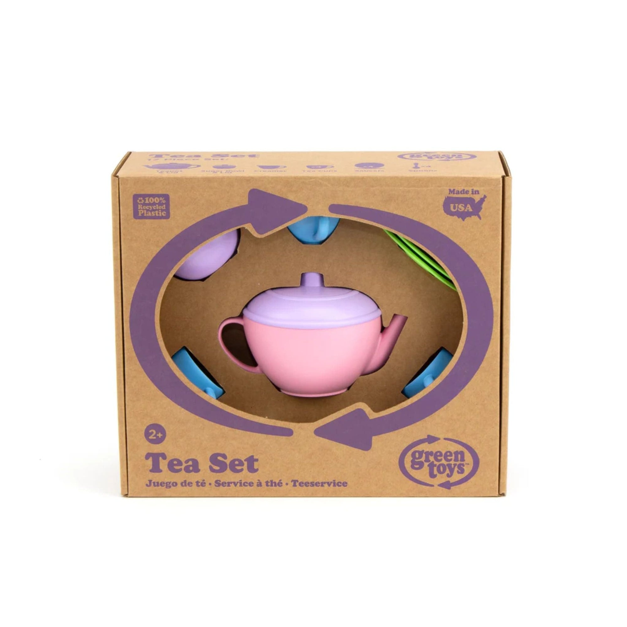 Green Toys Tea Set (Blue and Pink)