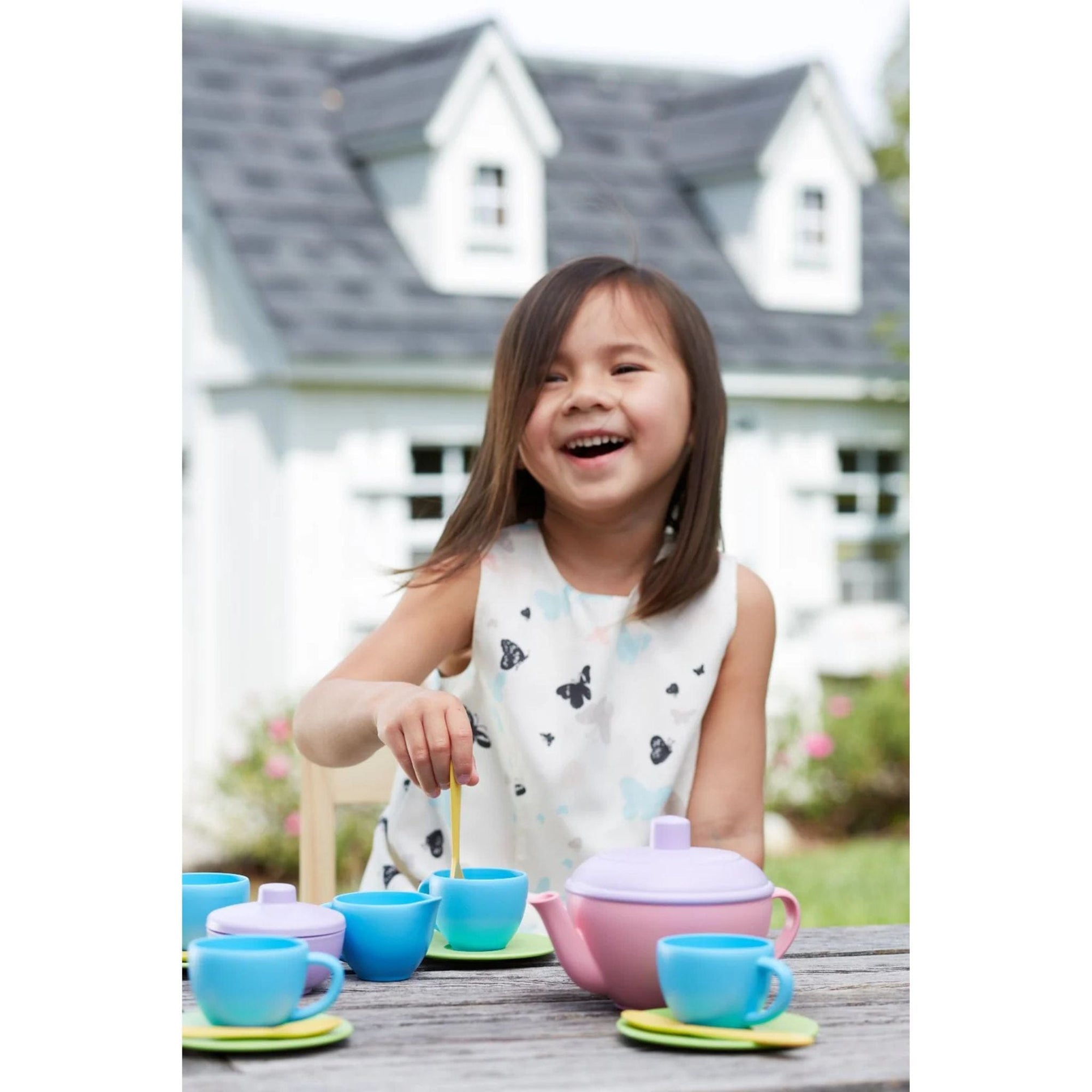 Green Toys Tea Set (Blue and Pink)