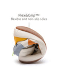 Landy High Top Sneakers - Tapioca / Tangerine / Caja flexible