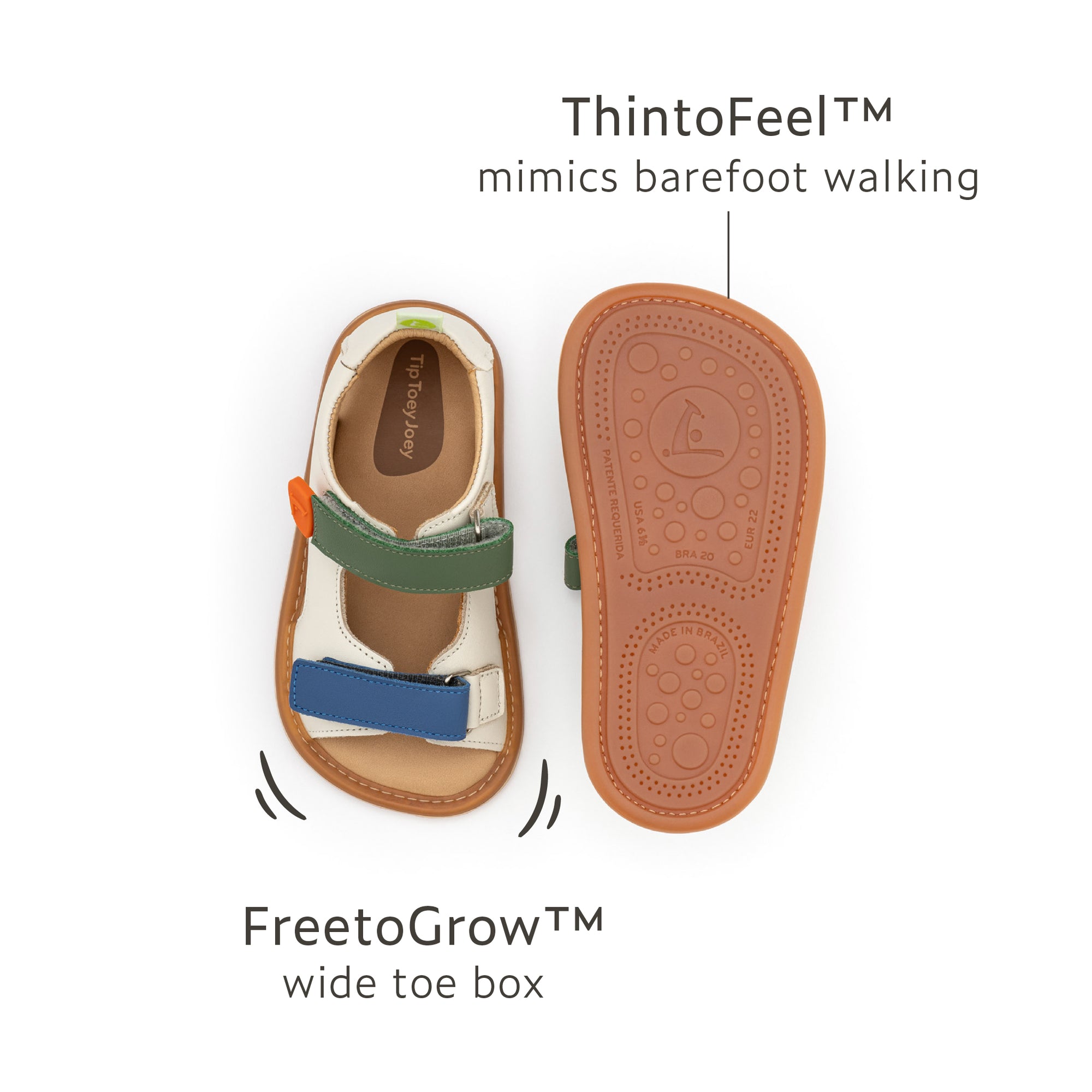 Explore Sandals - Tapioca / Blue Tang / Salsa sole
