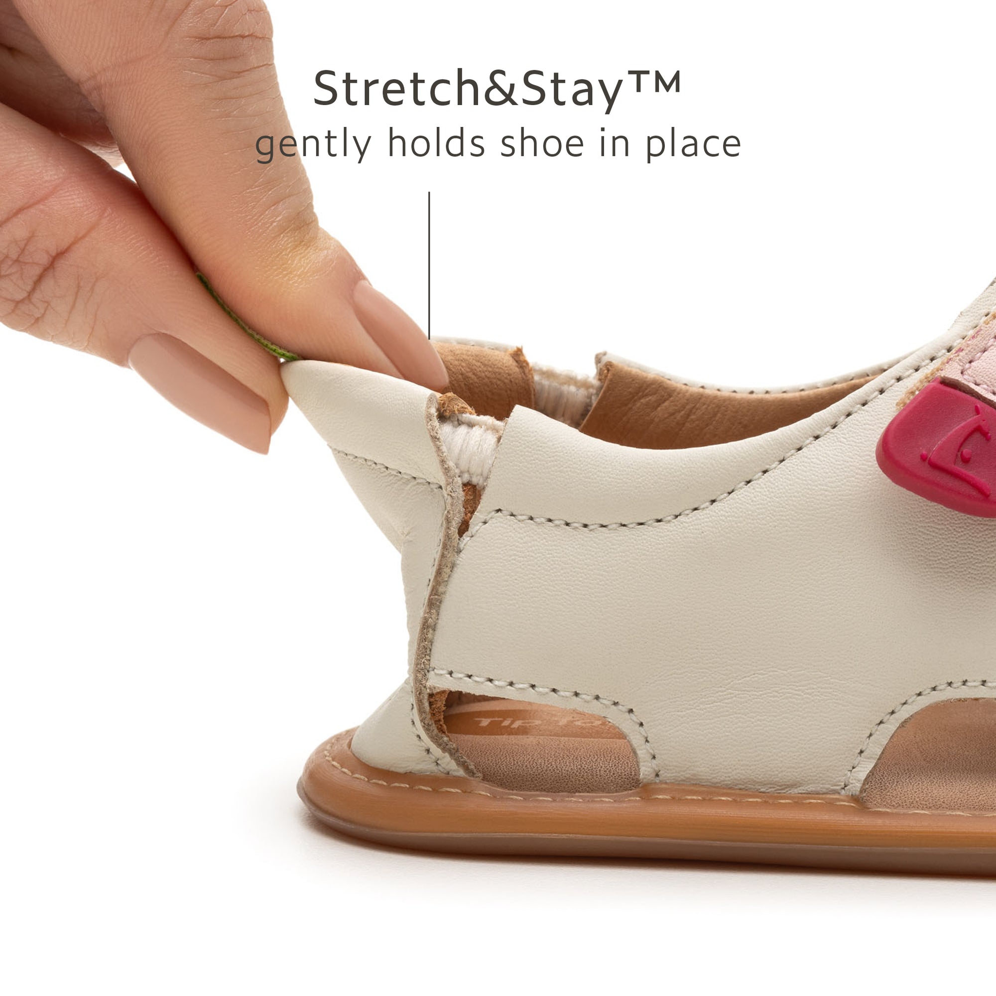 Explore Sandals - Tapioca / Lavender / Blossom elastic heel