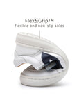 Tip Toey Joey Landy Sneakers - White / Navy / Ash flexible