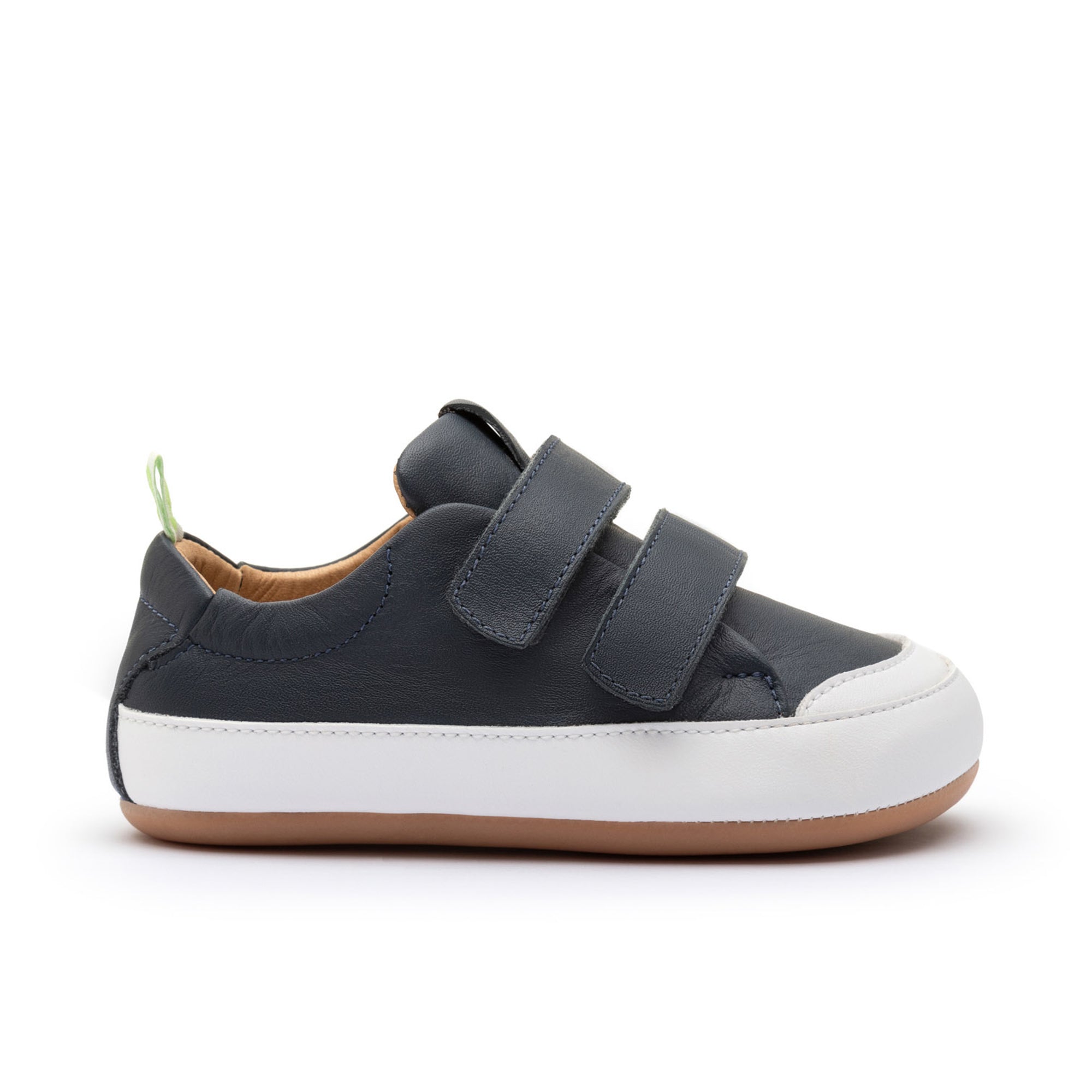 Tip Toey Joey Bossy Sneakers - Navy / White side view