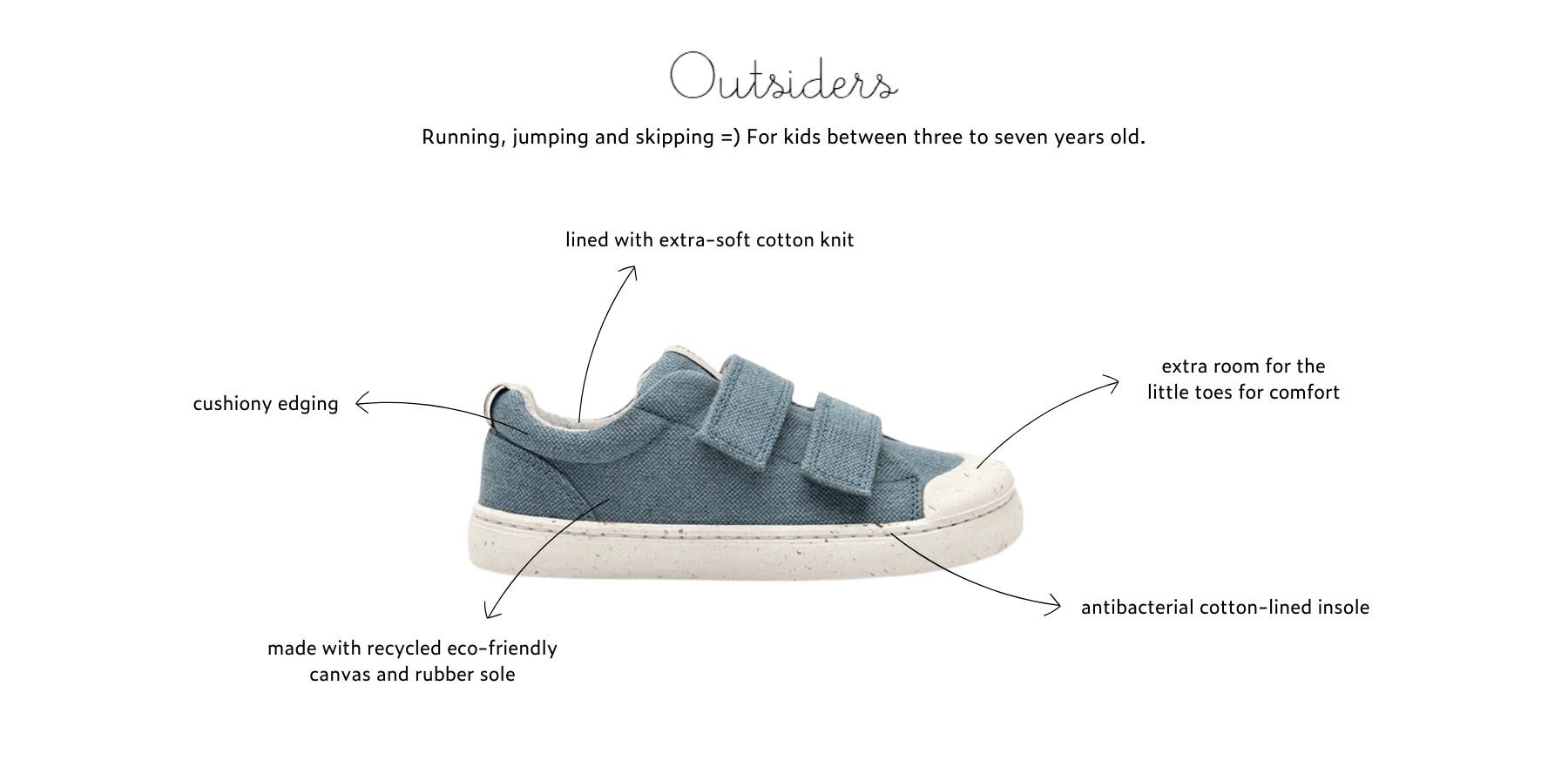 Kids' Outsiders shoes features