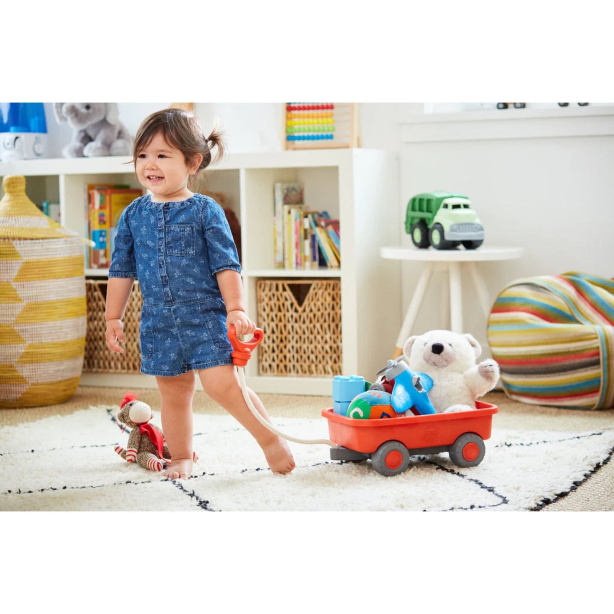 Green Toys Wagon - Orange