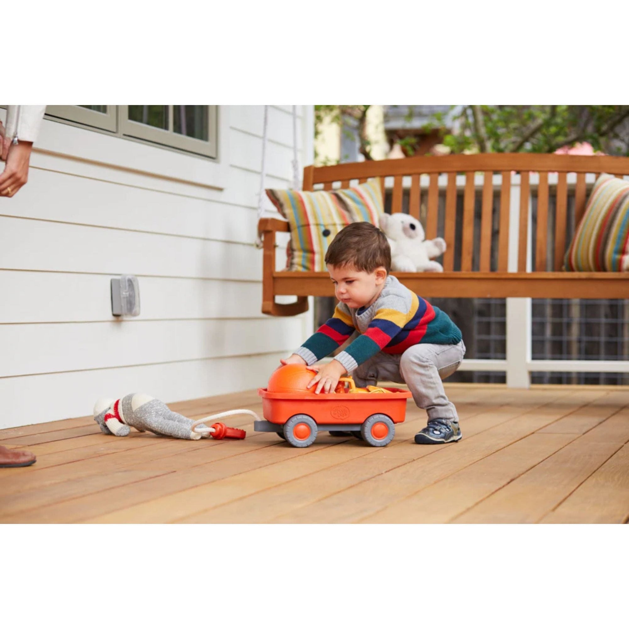 Green Toys Wagon - Orange