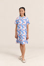 Wendy Cheongsam Blue Lotus