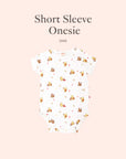 classic gift set in white harvest pooh short sleeve onesie