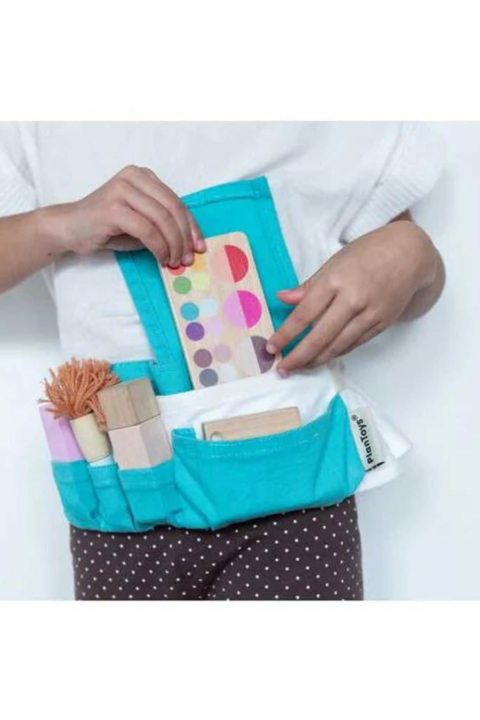 Makeup Set (Pulling out eye shadow from waist band)