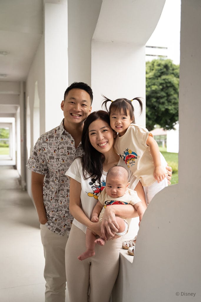 Short-Sleeve Onesie - An Adventure Awaits | Disney x elly Mickey Go Local | The Elly Store Singapore