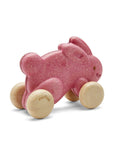 Plan Toys - Push Along Bunny Pink (Back)