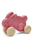 Plan Toys - Push Along Bunny Pink (side)